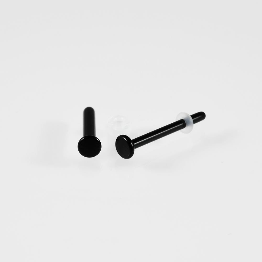 1PC Glass Nose Stud Polychrom  - Body Jewelry Holder ulasan dan harga