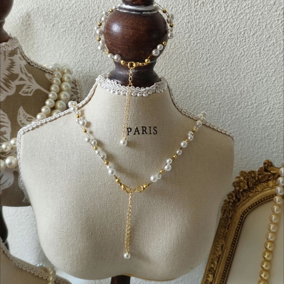 Necklace Chain Bust Jewelry Ho - Body Jewelry Holder ulasan dan harga