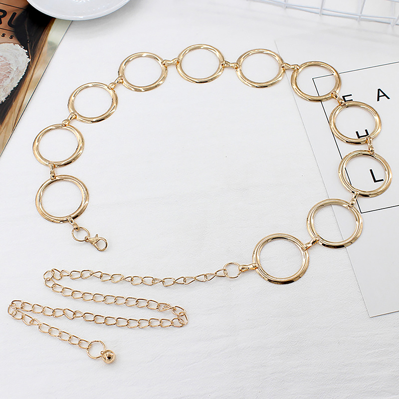 Luxury Fashion Women Metal Cha - Body Jewelry Rings ulasan dan harga