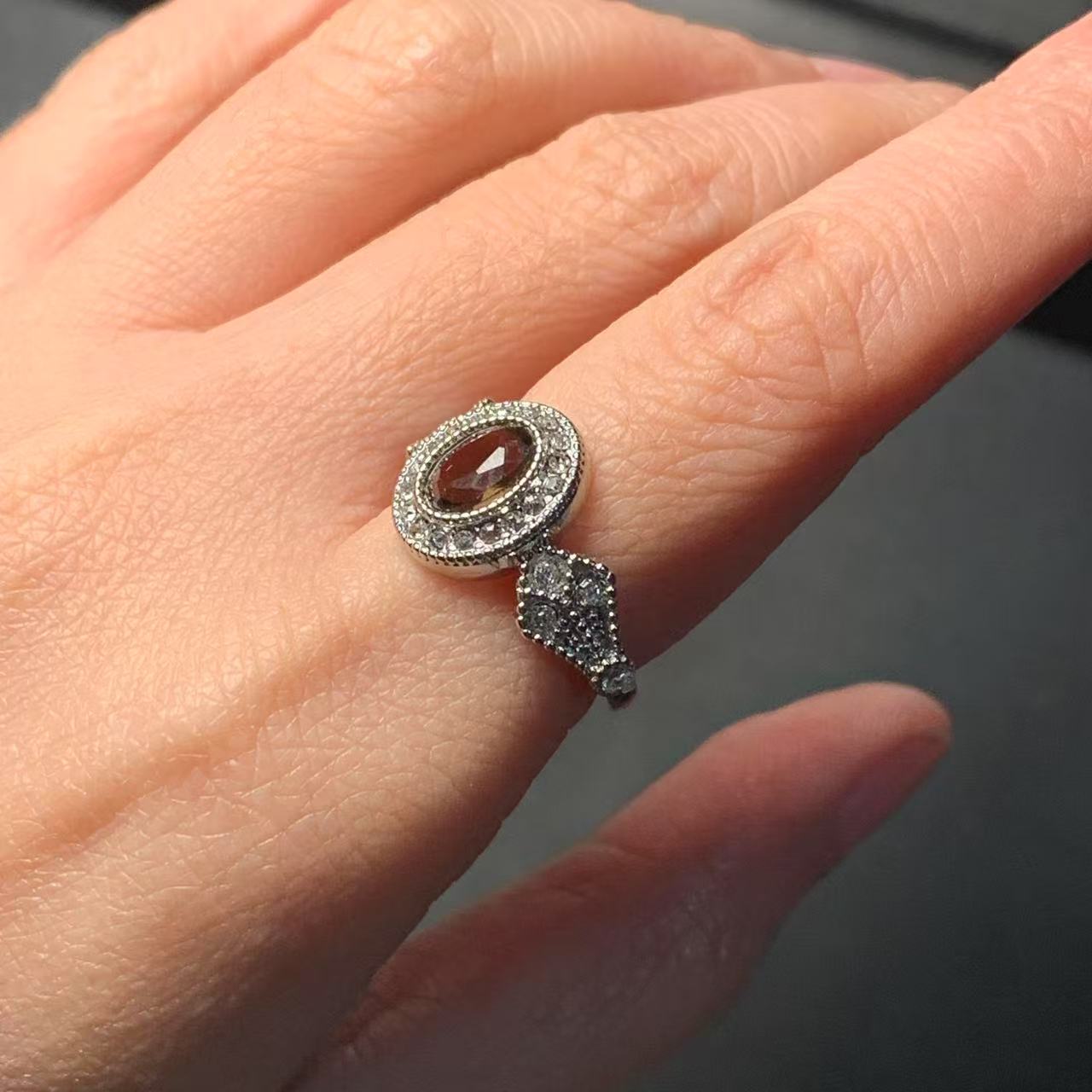 MM Natural Smoky Quartz Ring A - Body Jewelry Wholesale ulasan dan harga