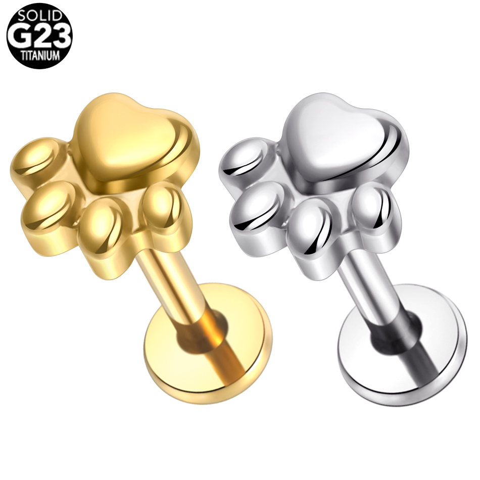 1pcs Implant Grade Titanium Pu - Body Jewelry Internally Threaded ulasan dan harga
