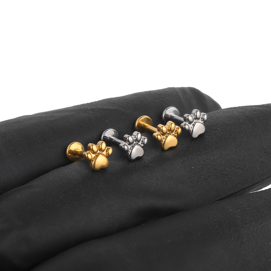 1pcs Implant Grade Titanium Pu - Body Jewelry Internally Threaded ulasan dan harga