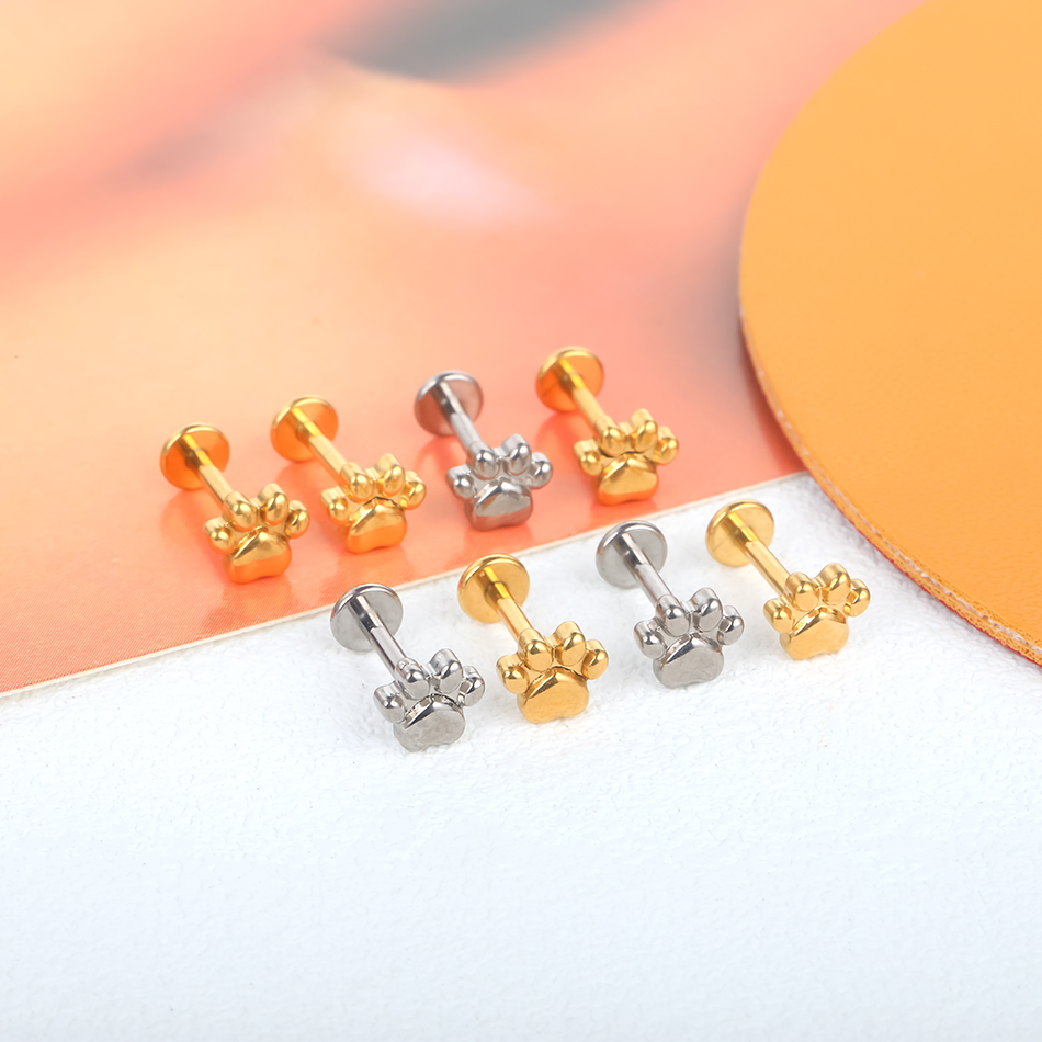 1pcs Implant Grade Titanium Pu - Body Jewelry Internally Threaded ulasan dan harga