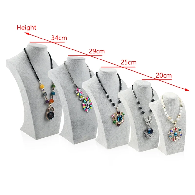 Velvet Portrait Necklace Displ - Body Jewelry Holder ulasan dan harga