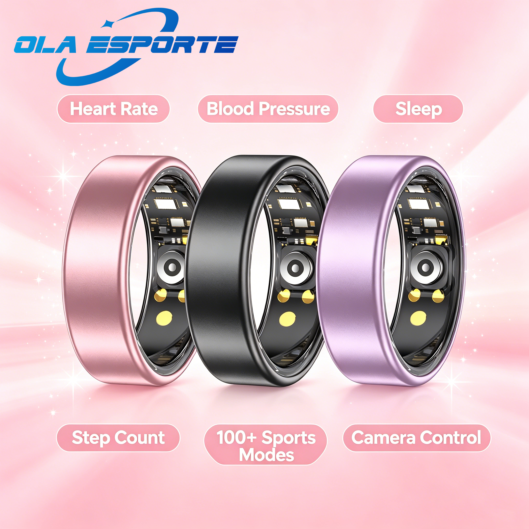 All Size（6-14） Smart Ring for  - Daith Heart Ring ulasan dan harga