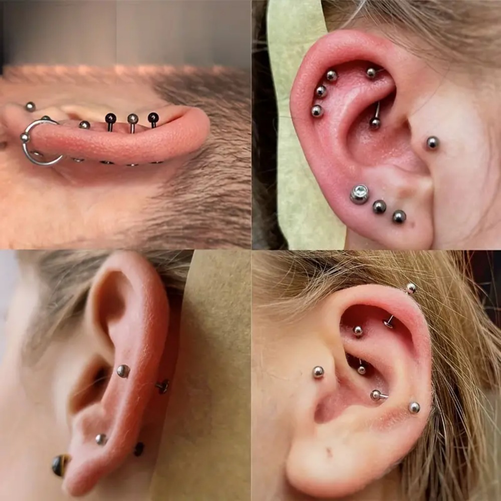 10pcs G23 Titanium Internally  - Body Jewelry Internally Threaded ulasan dan harga
