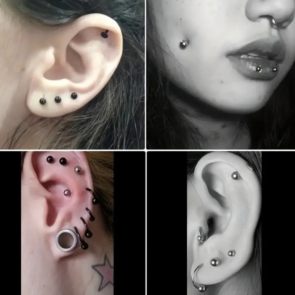 10pcs G23 Titanium Internally  - Body Jewelry Internally Threaded ulasan dan harga