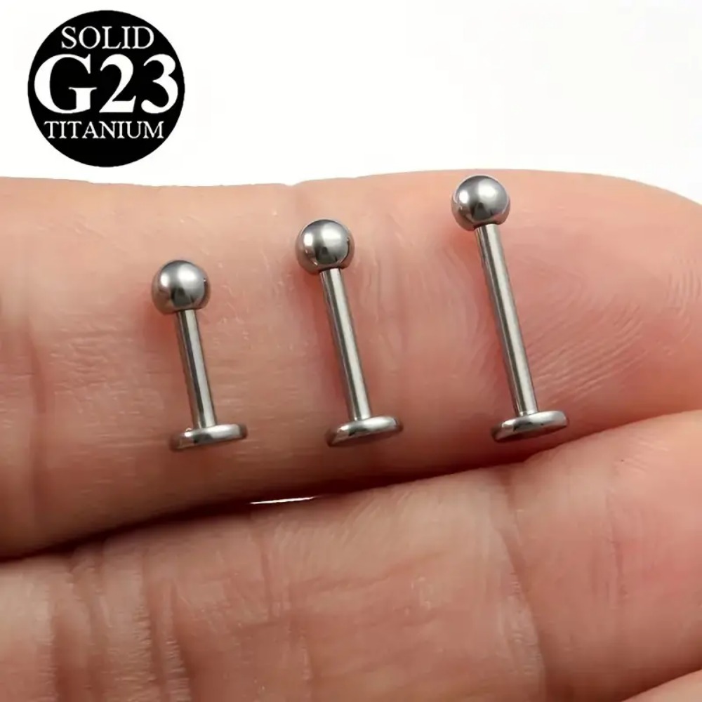 10pcs G23 Titanium Internally  - Body Jewelry Internally Threaded ulasan dan harga