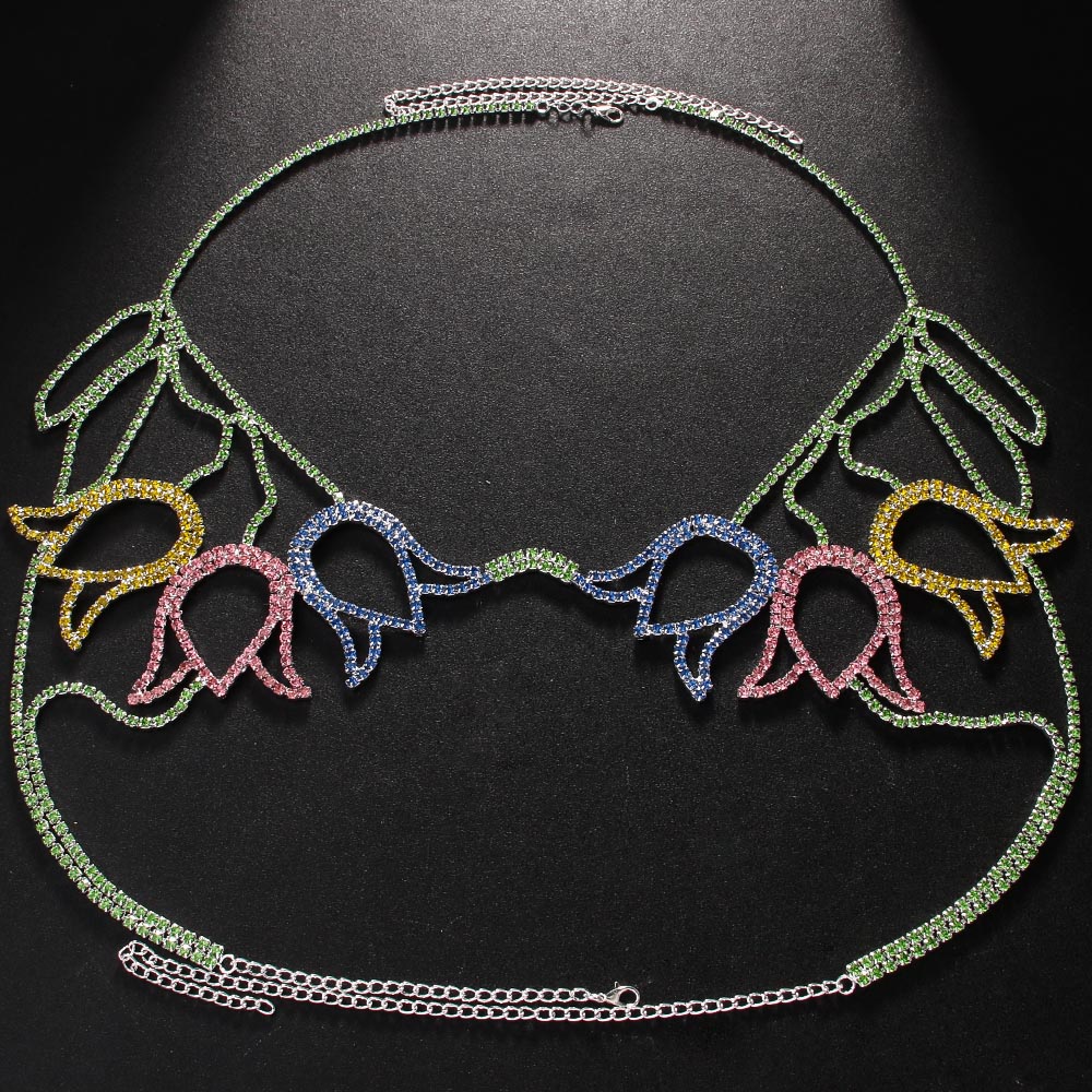 Stonefans Colorful Floral Ches - Body Jewelry Wholesale ulasan dan harga