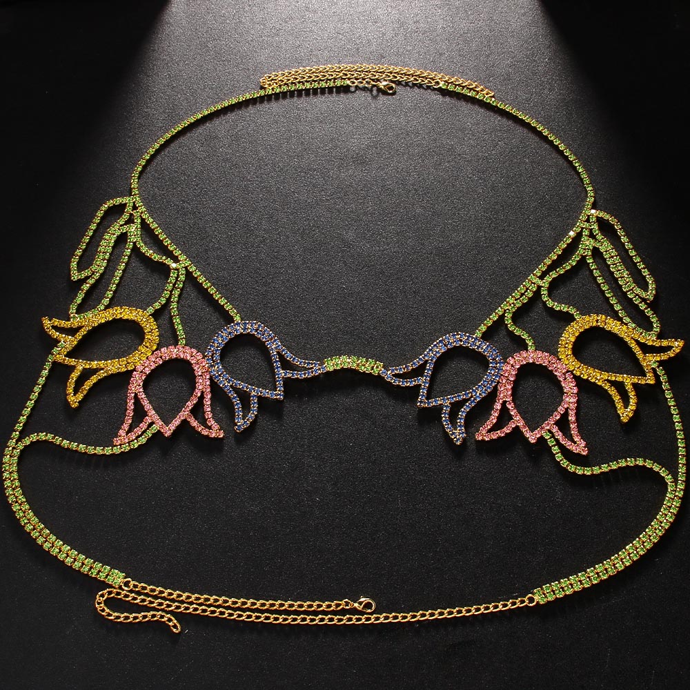 Stonefans Colorful Floral Ches - Body Jewelry Wholesale ulasan dan harga