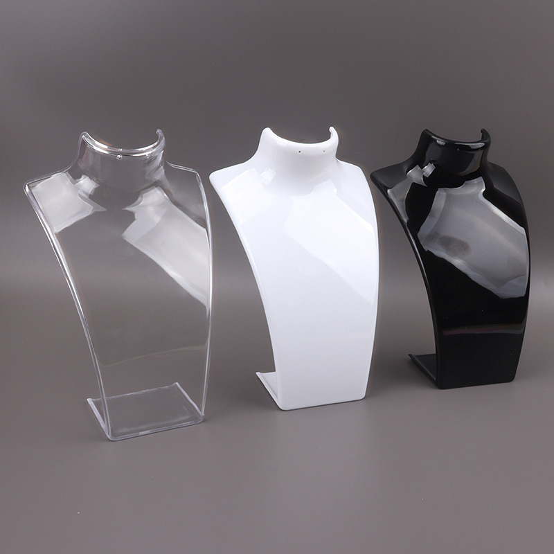 Plastic Mannequin Necklace Dis - Body Jewelry Holder ulasan dan harga