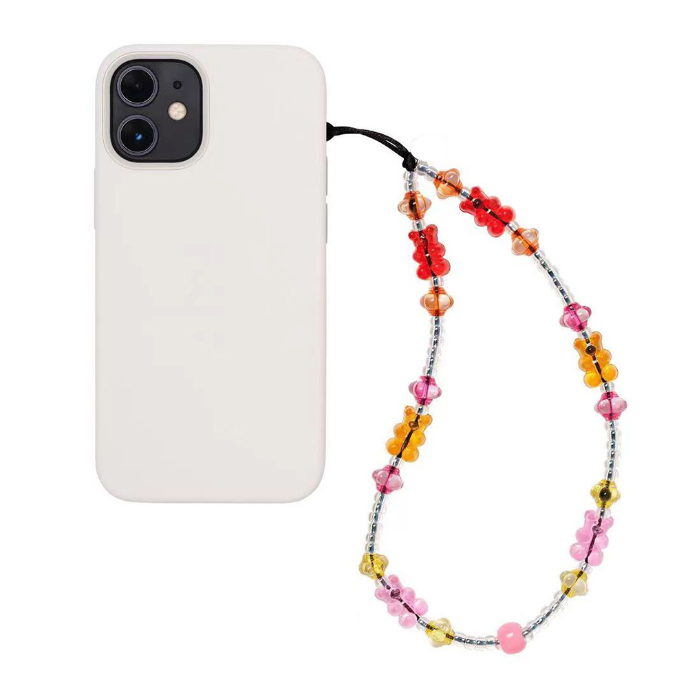 Cute Bear Charm Phone Chain Cl - Body Jewelry Wholesale ulasan dan harga
