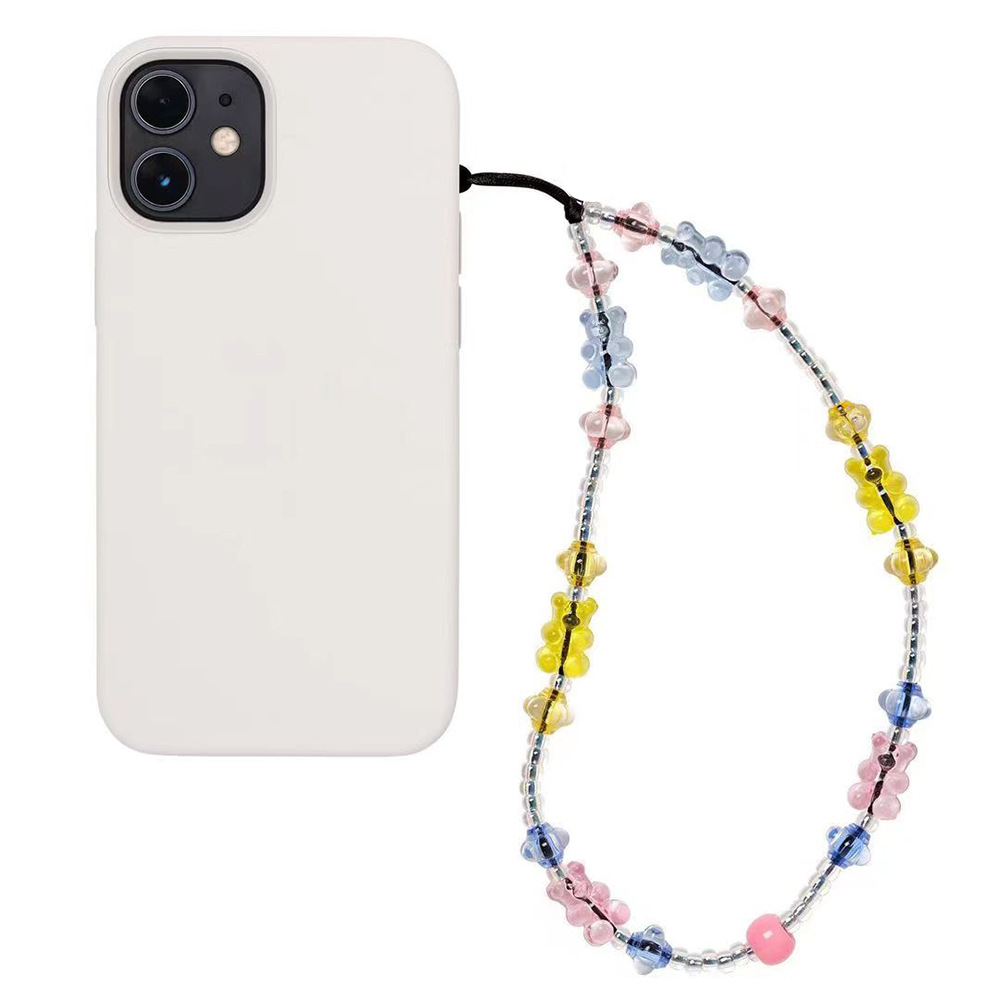 Cute Bear Charm Phone Chain Cl - Body Jewelry Wholesale ulasan dan harga