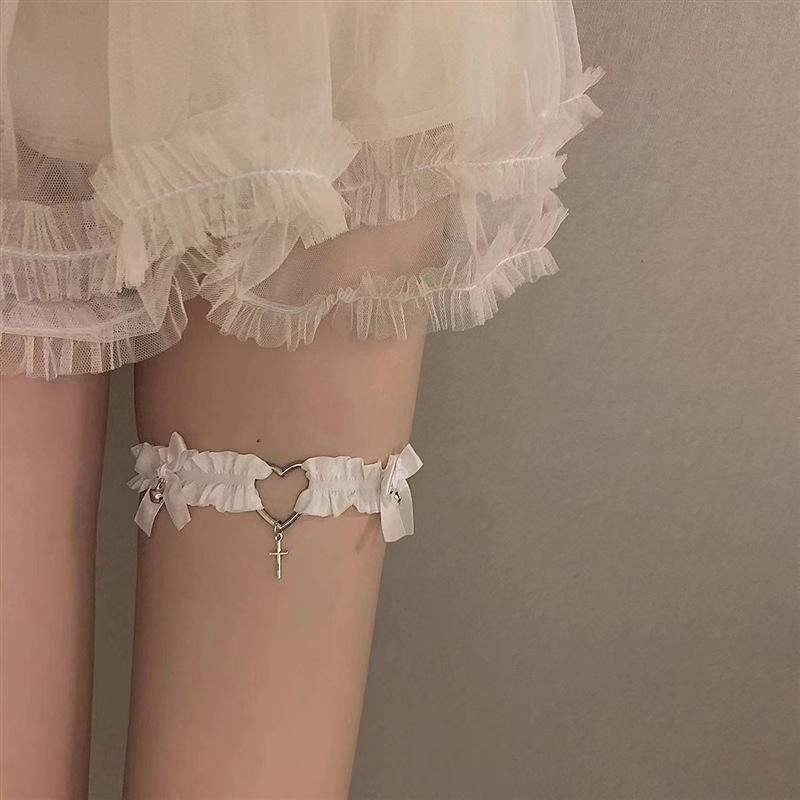 Bow Love Leg Ring Female Punk  - Body Jewelry Rings ulasan dan harga