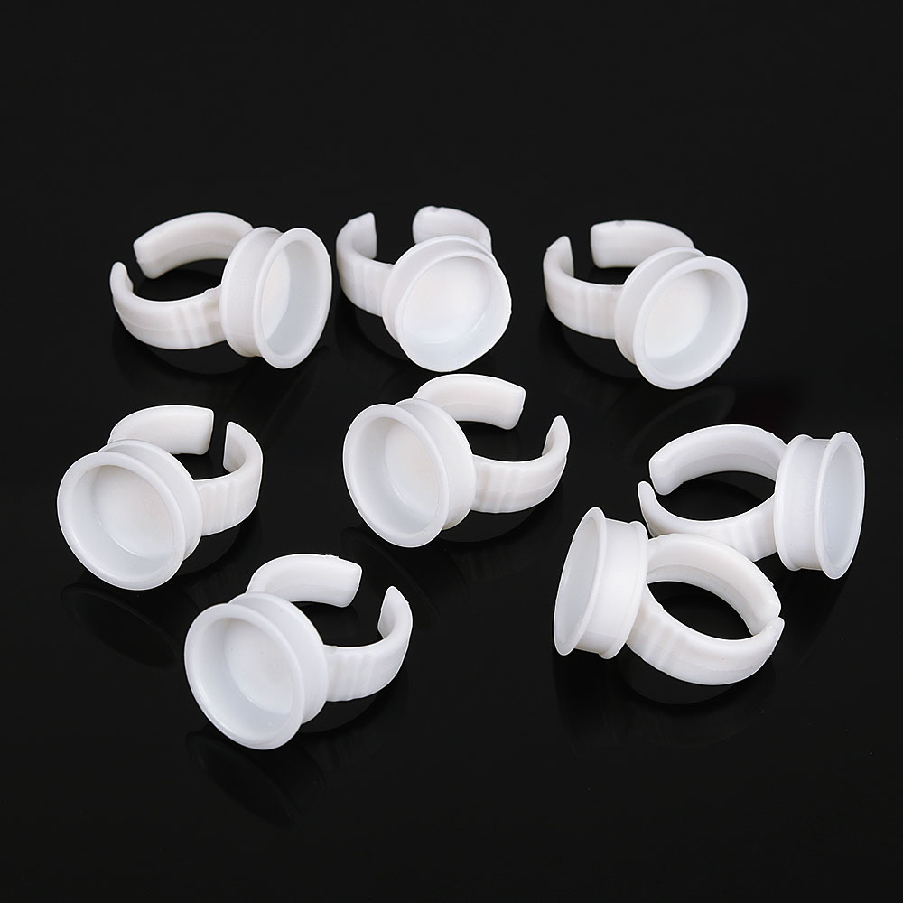 100PCS Tattoo Rings Cups Dispo - Body Jewelry Tattoo ulasan dan harga