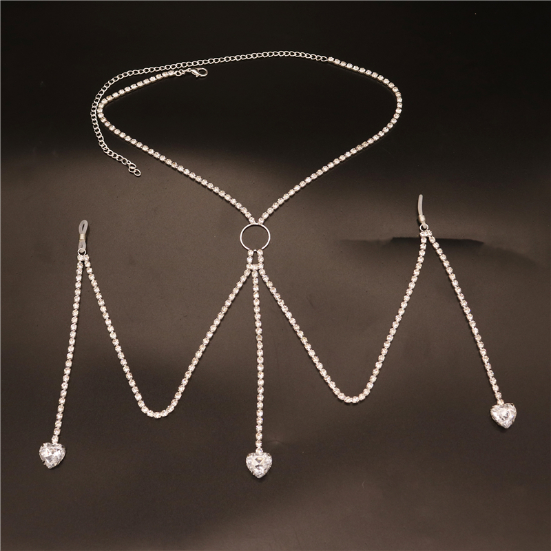 2023 New Fashion White Heart N - Body Jewelry In Bulk ulasan dan harga