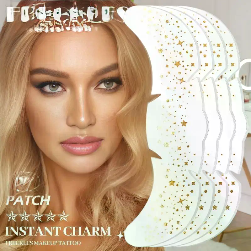 Hot Rose Gold Freckles Tempora - Body Jewelry Tattoo ulasan dan harga