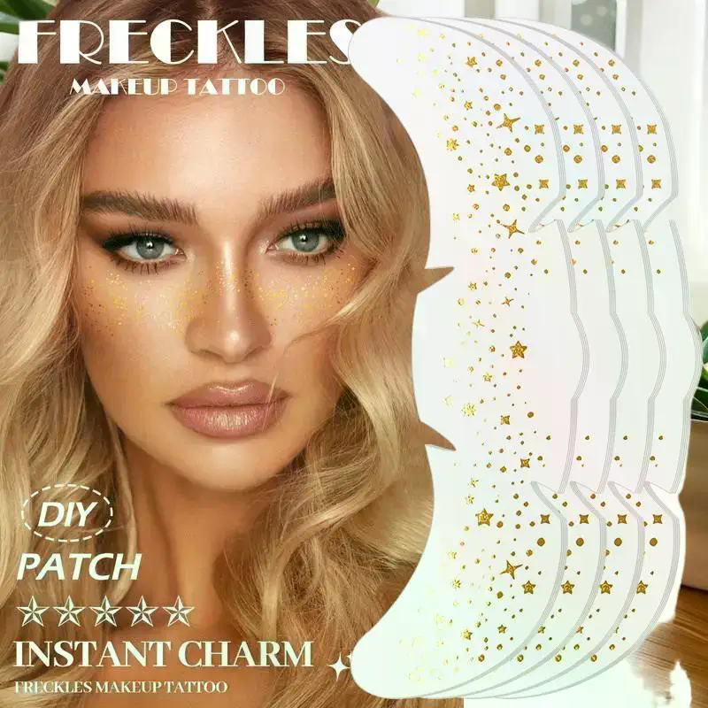 Hot Rose Gold Freckles Tempora - Body Jewelry Tattoo ulasan dan harga