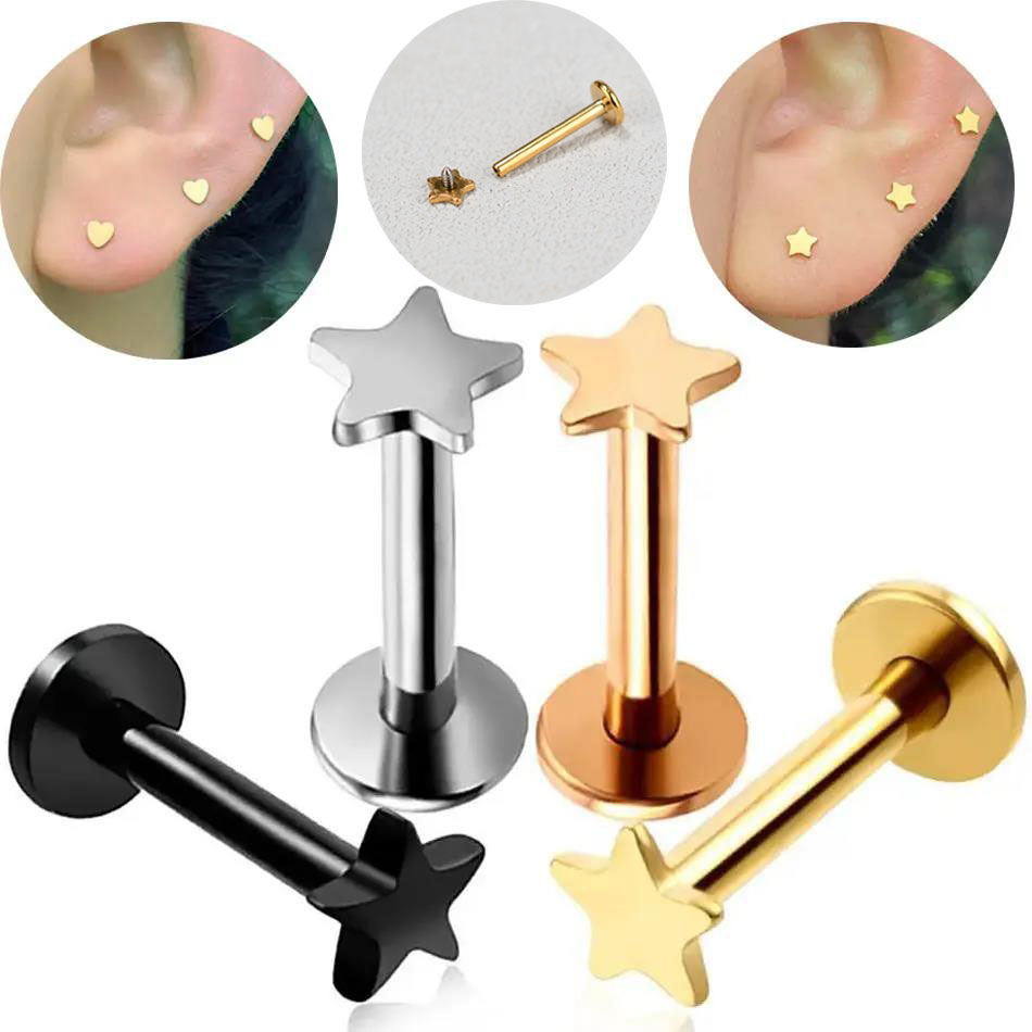 16G Piercing Titanium Steel In - Body Jewelry Internally Threaded ulasan dan harga
