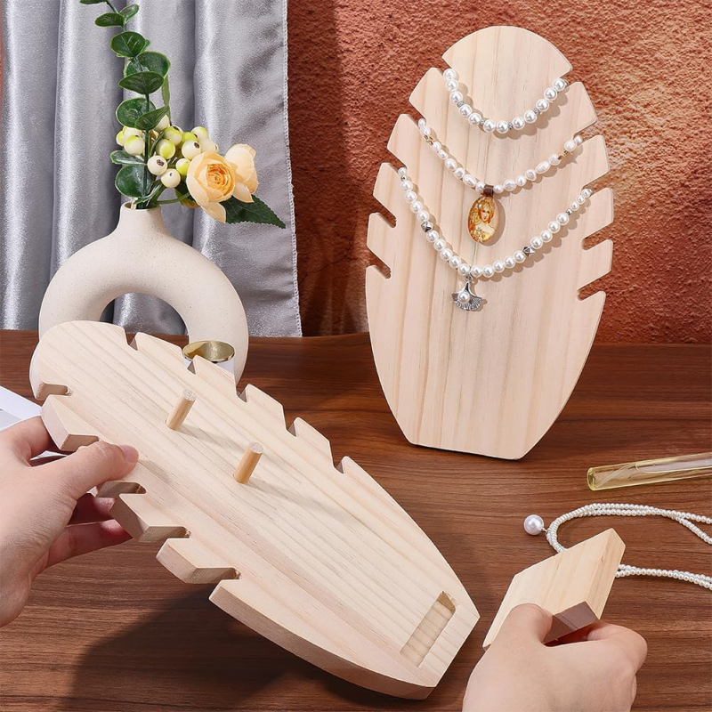 Walnut Wood Detachable Mannequ - Body Jewelry Holder ulasan dan harga