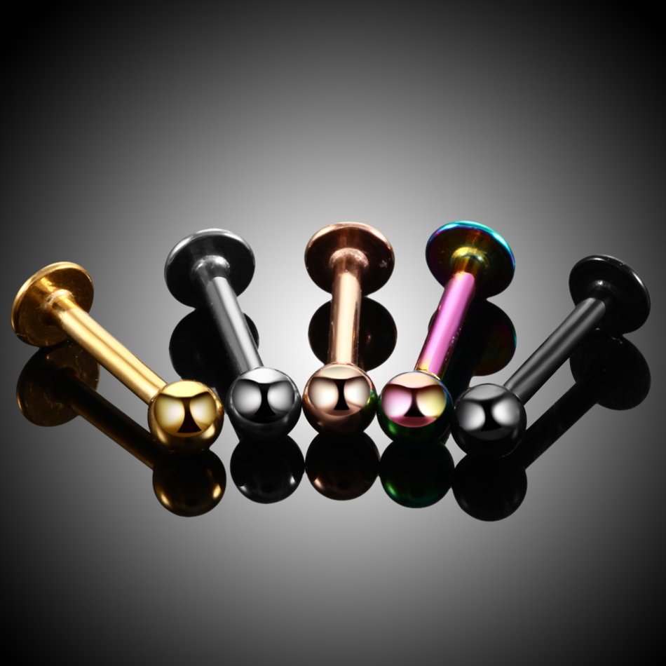 10pcs/lot Steel 16G Tragus Hel - Body Jewelry In Bulk ulasan dan harga