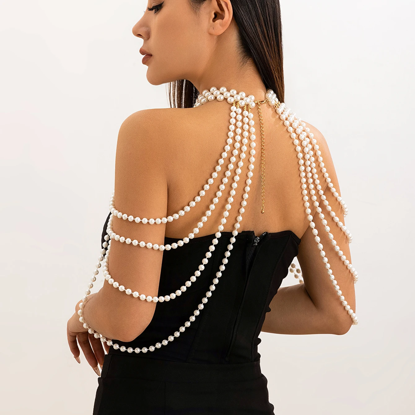 Bridal Tassel Imitation Pearl  - Body Jewelry In Bulk ulasan dan harga