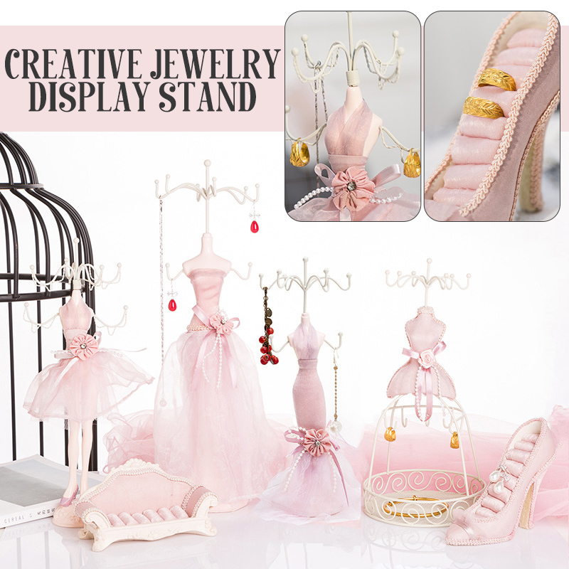 Chic Gown Mannequin Display Ra - Body Jewelry Holder ulasan dan harga