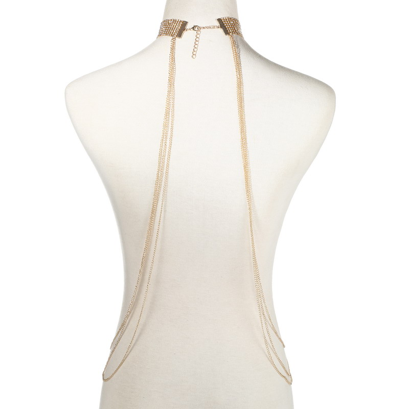 Gold Color Body Chain Women  R - Body Jewelry Online ulasan dan harga
