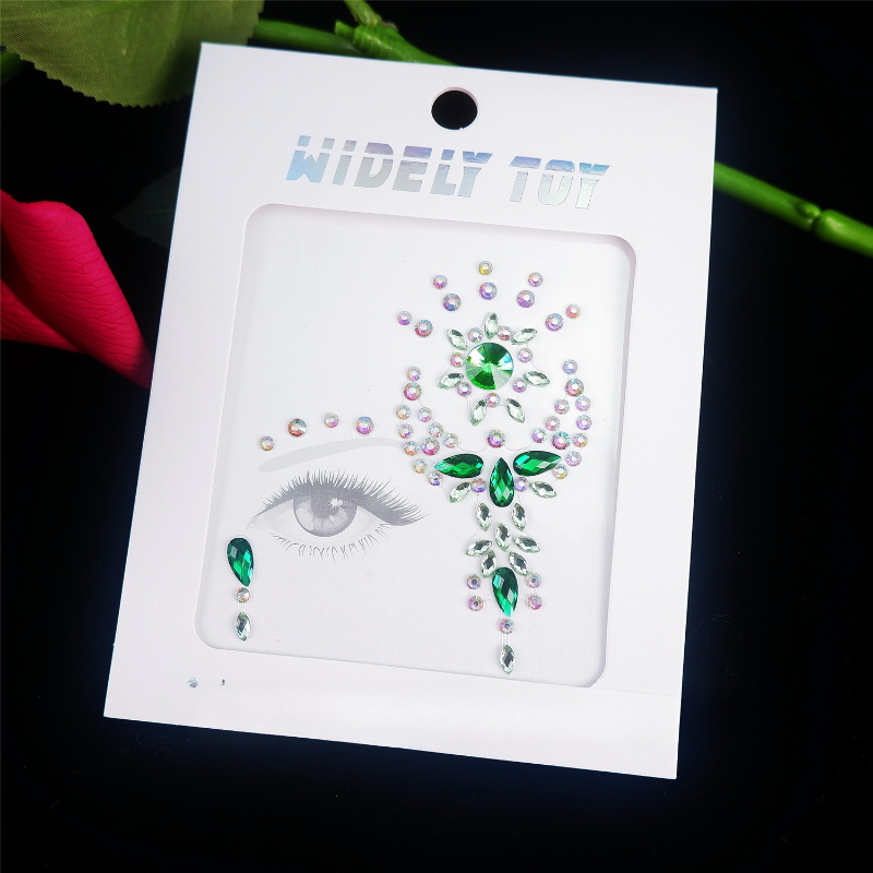 Acrylic Resin Face Gems Rhines - Body Jewelry Tattoo ulasan dan harga
