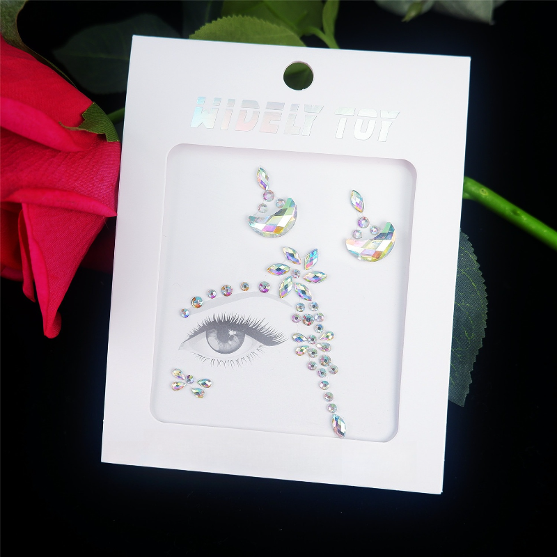 Acrylic Resin Face Gems Rhines - Body Jewelry Tattoo ulasan dan harga