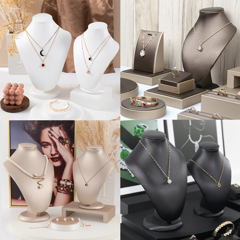 Elegant Necklace Display Manne - Body Jewelry Holder ulasan dan harga