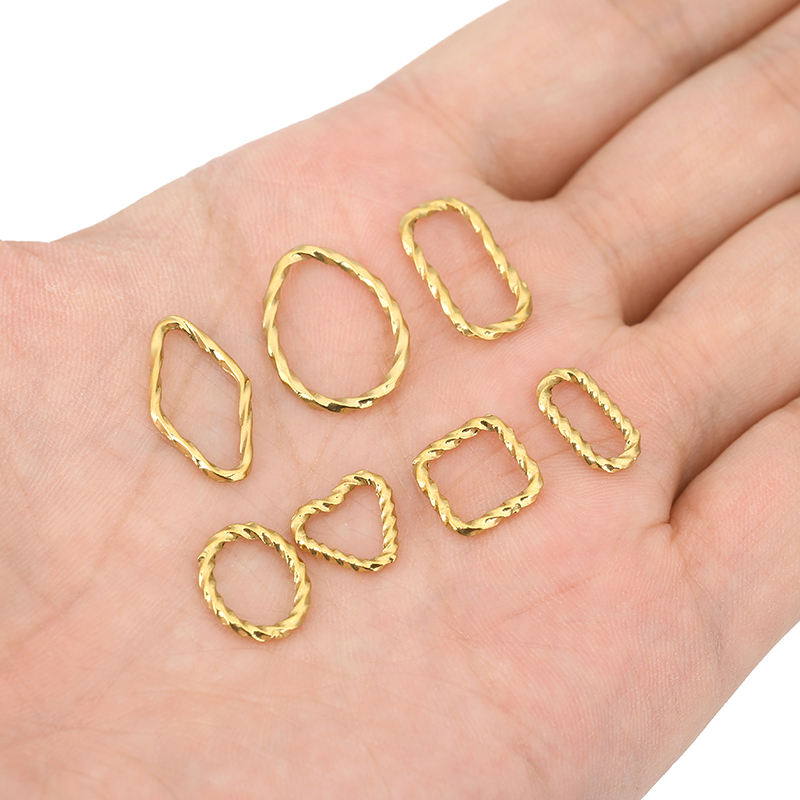 10pcs Stainless Steel Closed T - Daith Heart Ring ulasan dan harga