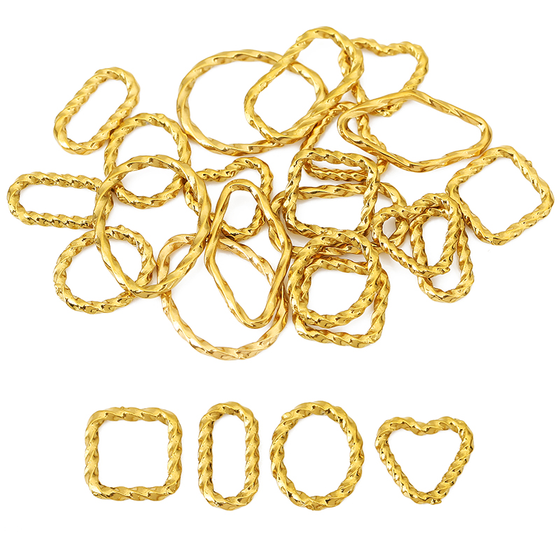 10pcs Stainless Steel Closed T - Daith Heart Ring ulasan dan harga