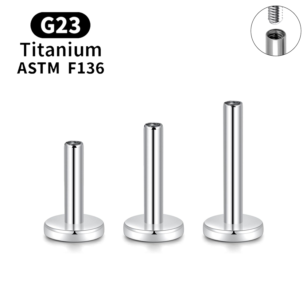 10PCS G23 Titanium Piercing In - Body Jewelry Internally Threaded ulasan dan harga