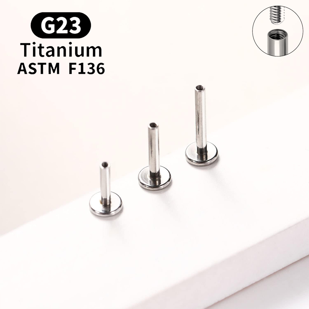 10PCS G23 Titanium Piercing In - Body Jewelry Internally Threaded ulasan dan harga