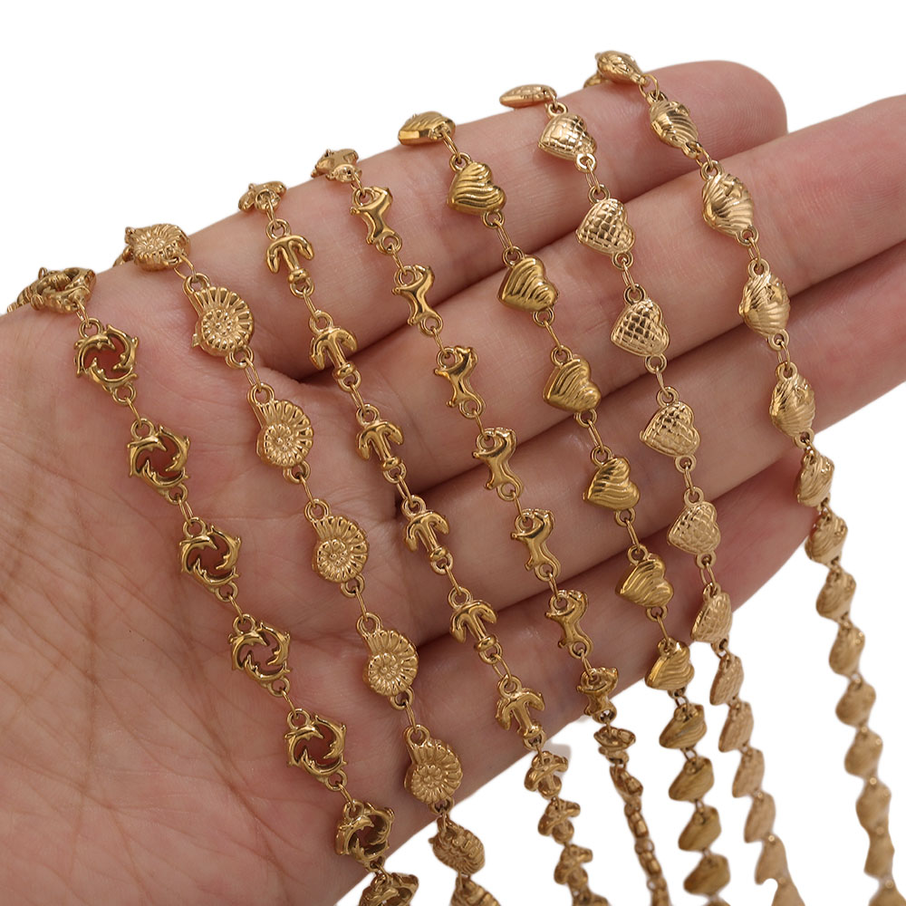 1M PVD Gold Stainless Steel He - Body Jewelry In Bulk ulasan dan harga