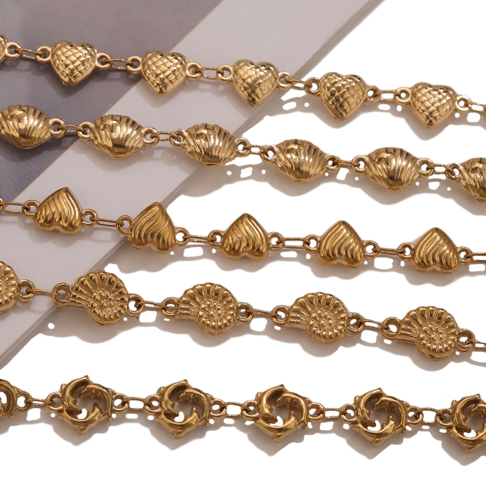 1M PVD Gold Stainless Steel He - Body Jewelry In Bulk ulasan dan harga