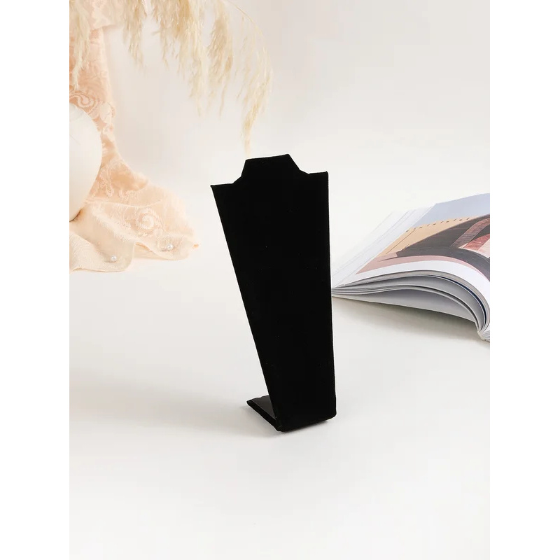 Velvet Necklace Display Stand, - Body Jewelry Holder ulasan dan harga