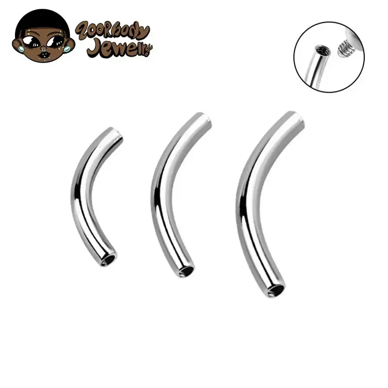 10 Pcs/Lot ASTM F136 Titanium  - Body Jewelry Internally Threaded ulasan dan harga