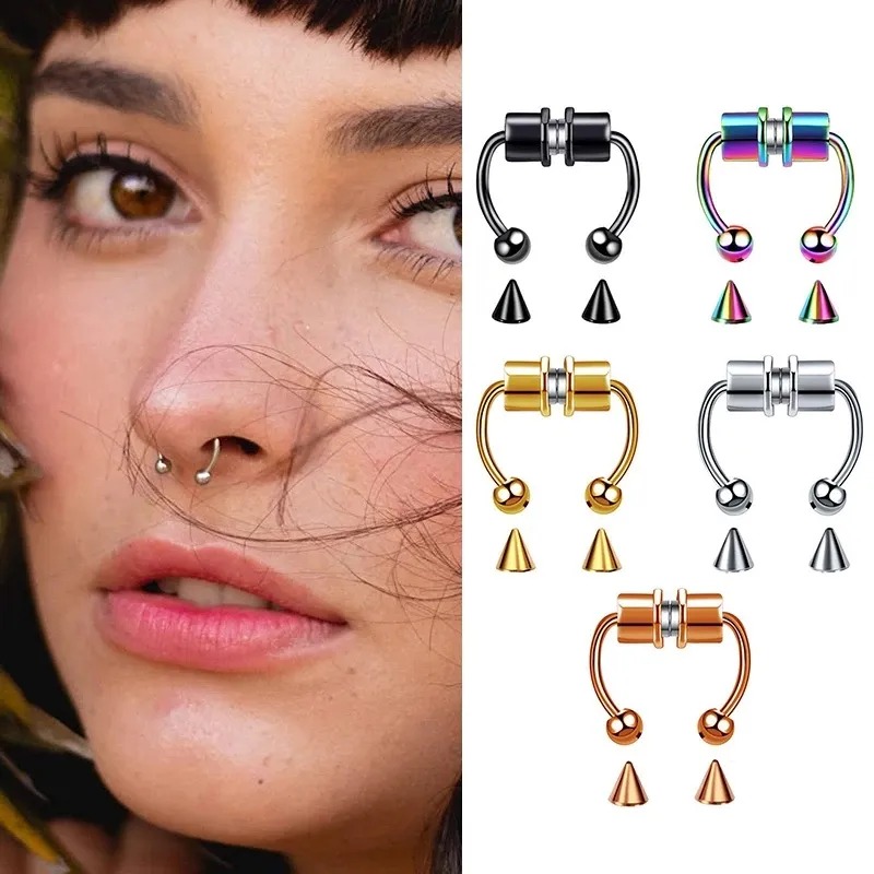 1/2/3/4/5Pcs Stainless Steel M - Body Jewelry Wholesale ulasan dan harga