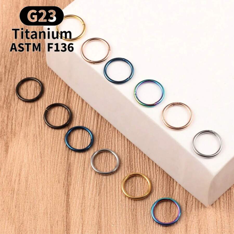 G23 Titanium Small Circle Nose - Body Jewelry Rings ulasan dan harga