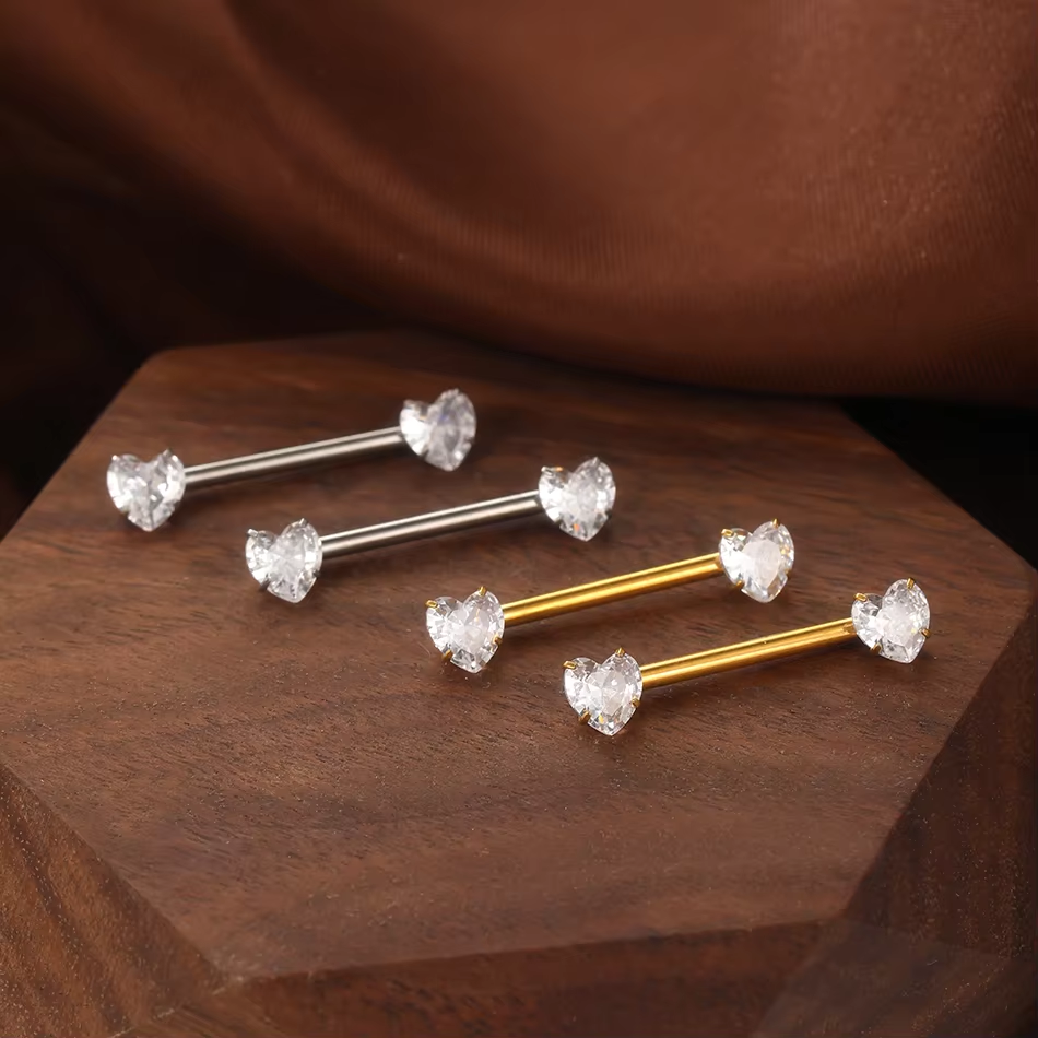 1Pc G23 Titanium Nipple Ring S - Body Jewelry Internally Threaded ulasan dan harga