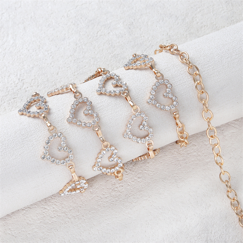 Fashion Rhinestone Heart Waist - Body Jewelry In Bulk ulasan dan harga