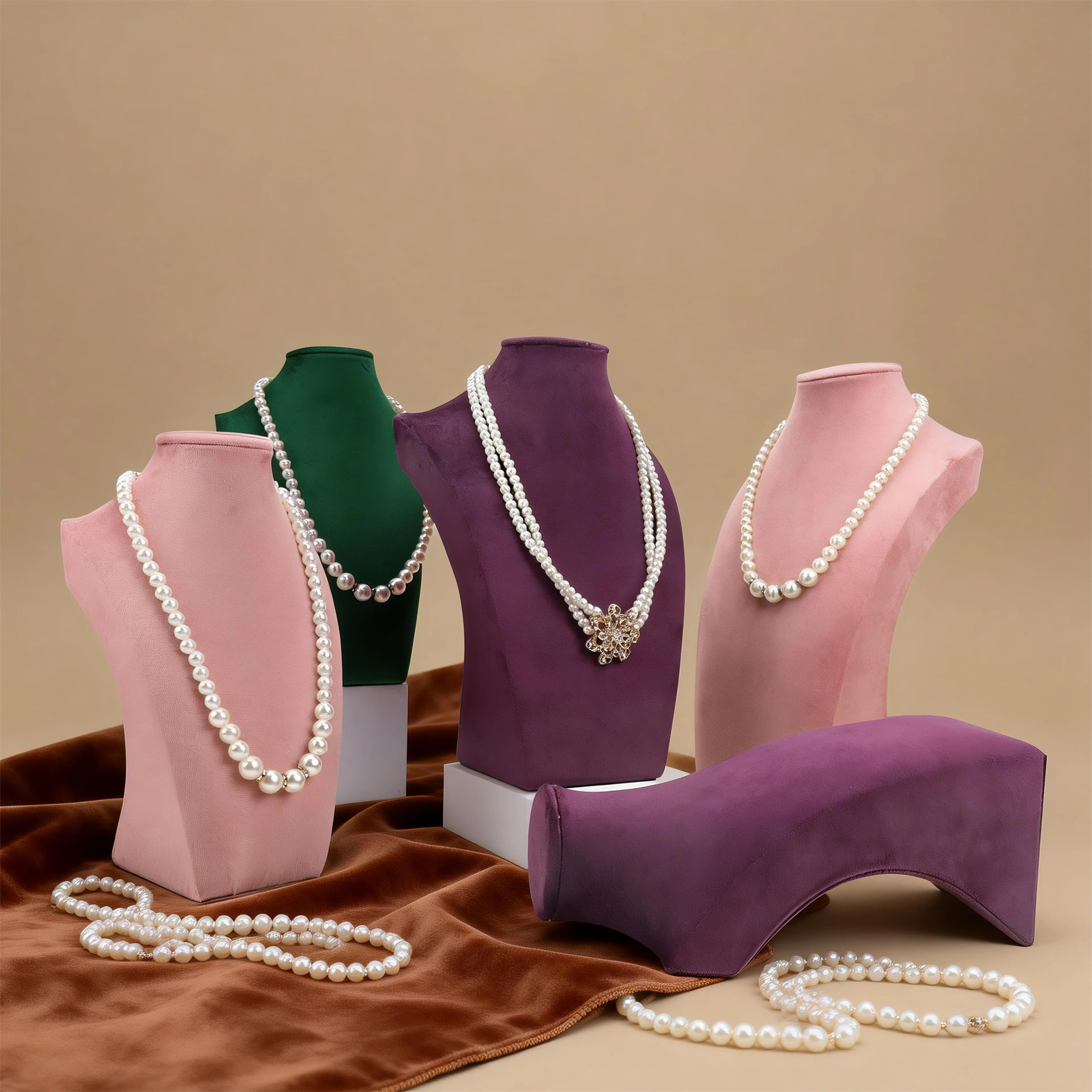 1pcs Jewelry Bust Display Stan - Body Jewelry Holder ulasan dan harga