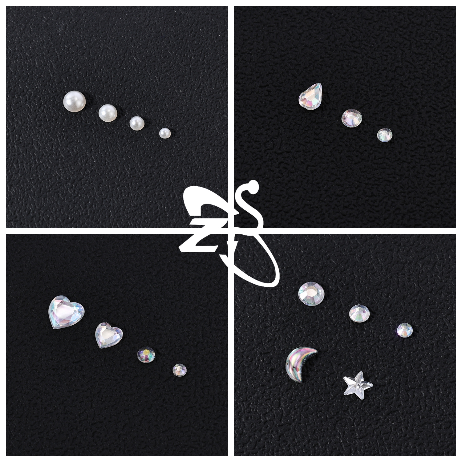 ZS 1 Set 3D Colorful Rhineston - Body Jewelry Tattoo ulasan dan harga
