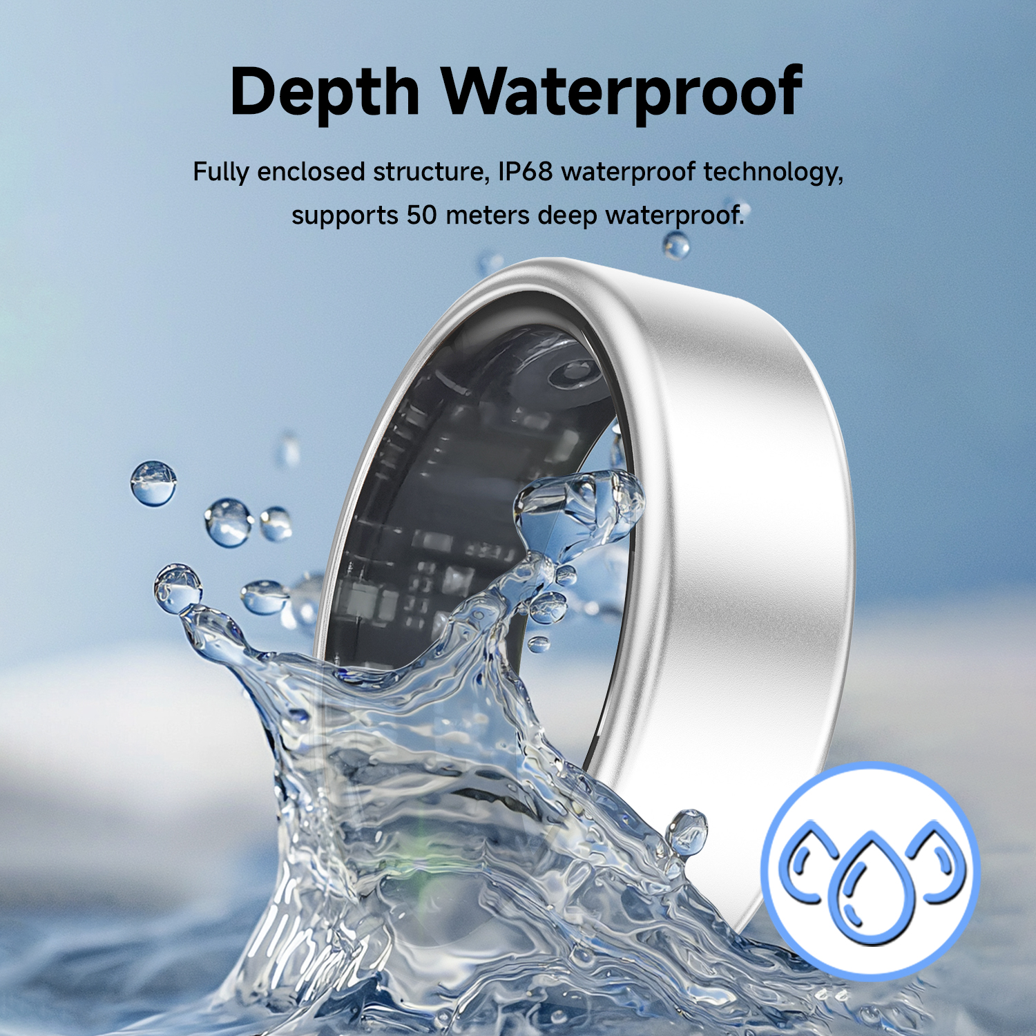 NEW Smart Ring Health Tracker  - Daith Heart Ring ulasan dan harga