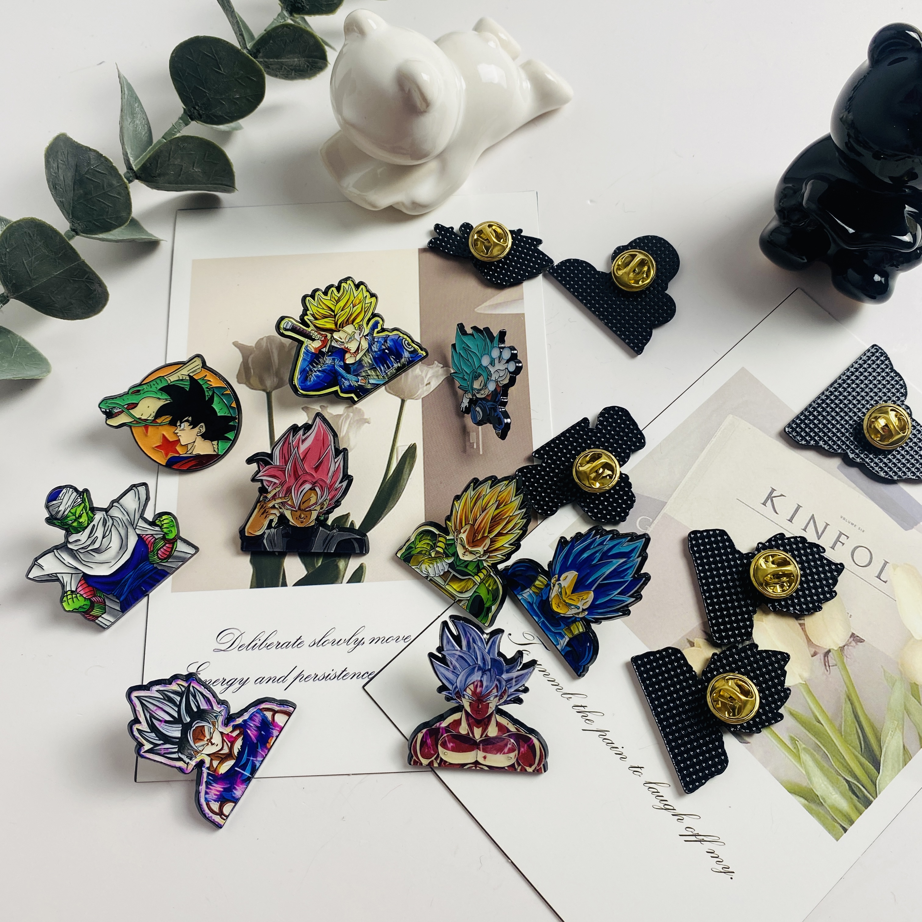Animal Anime Enamel Pins Carto - Body Jewelry Wholesale ulasan dan harga