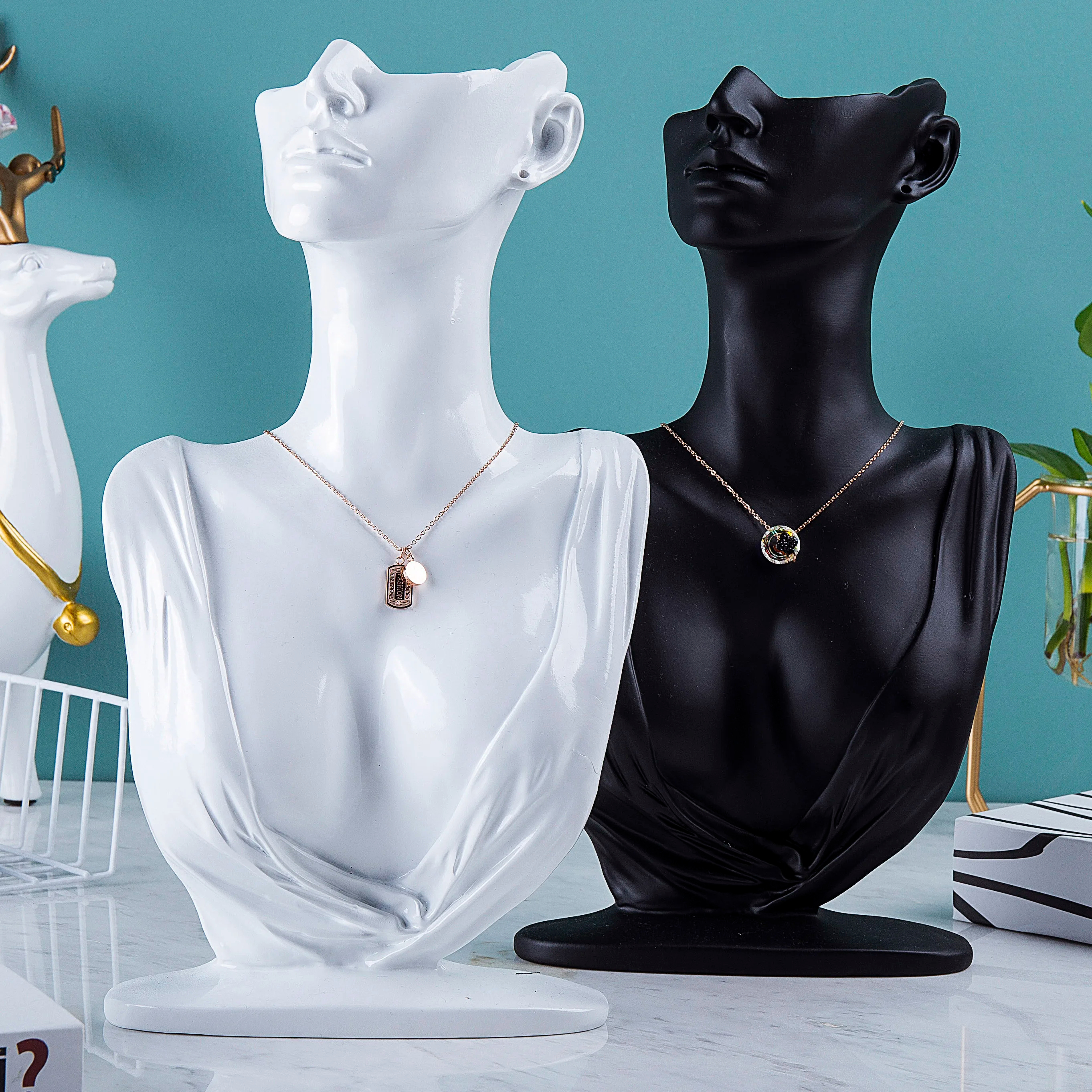 Mannequin Necklace Jewelry Dis - Body Jewelry Holder ulasan dan harga