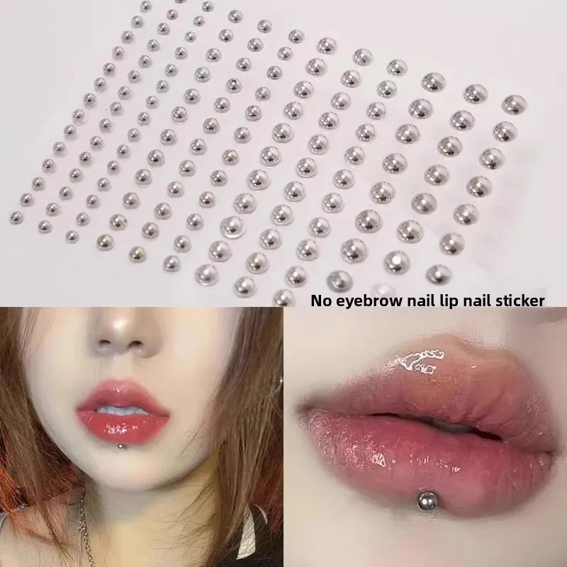 165pcs Non Piercing Lip Nails  - Body Jewelry Rings ulasan dan harga