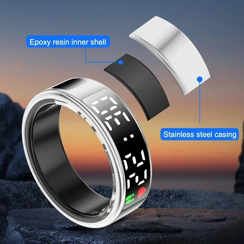 Smart Ring For Men Women Multi - Daith Heart Ring ulasan dan harga